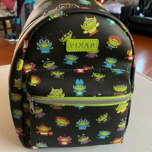 Pixar Alien Remix Loungefly Mini Backpack